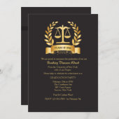 Uitnodiging van afstuderen Honors (Voorkant / Achterkant)