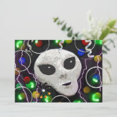 Uitnodiging van Alien Party (Staand voorkant)