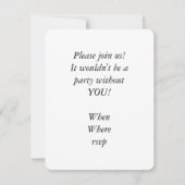 Uitnodiging van American Flag Liberty Bell (Achterkant)