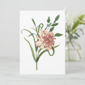 Uitnodiging van anjers (Staand voorkant)