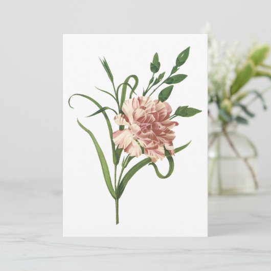 Uitnodiging van anjers (Staand voorkant)