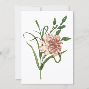 Uitnodiging van anjers