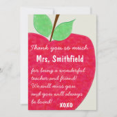 Uitnodiging van Apple-pensionering van Ruby Red Te (Voorkant)