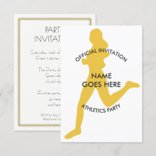 uitnodiging van Athletics Party