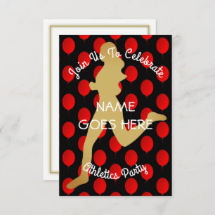 uitnodiging van Athletics Party