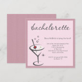 uitnodiging van bachelorette (Voorkant / Achterkant)