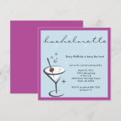 uitnodiging van bachelorette (Voorkant / Achterkant)