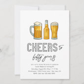 Uitnodiging van Beer Birthday | Drink Birthday Inv (Voorkant)