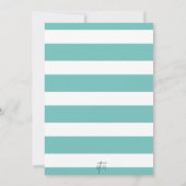 Uitnodiging van beren voor piloten en Baby showers (Achterkant)