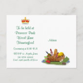 Uitnodiging van Big Queen's Jubilee Lunch Briefkaart (Achterkant)
