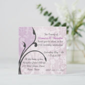  uitnodiging van Birthday (Staand voorkant)