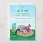 uitnodiging van Birthday Garden (Voorkant)