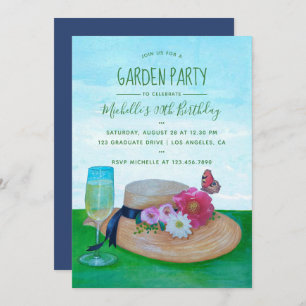 uitnodiging van Birthday Garden