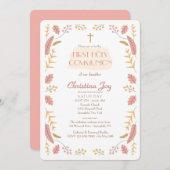 Uitnodiging van bladeren en bessen (Voorkant / Achterkant)