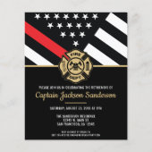 Uitnodiging van budgetbrandweerman (Voorkant)