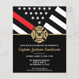 Uitnodiging van budgetbrandweerman