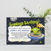 Uitnodiging van buitenaardse ruimtevaartpartijen - (Staand voorkant)