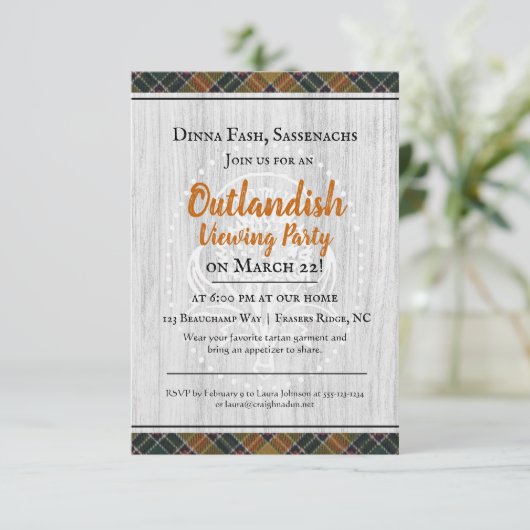 Uitnodiging van buitenlanders (Staand voorkant)