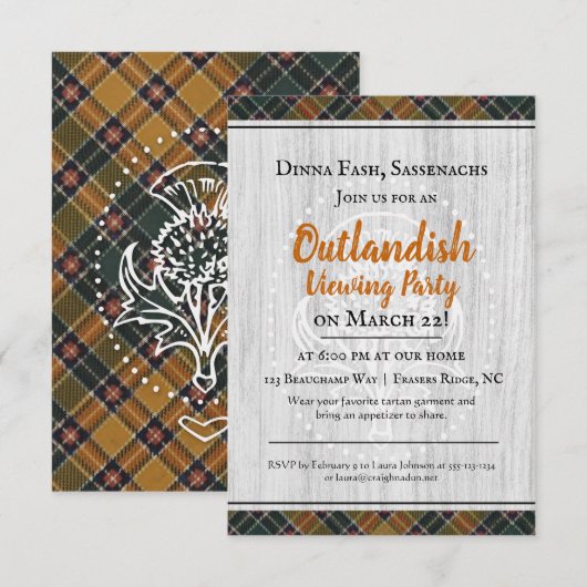 Uitnodiging van buitenlanders (Voorkant / Achterkant)