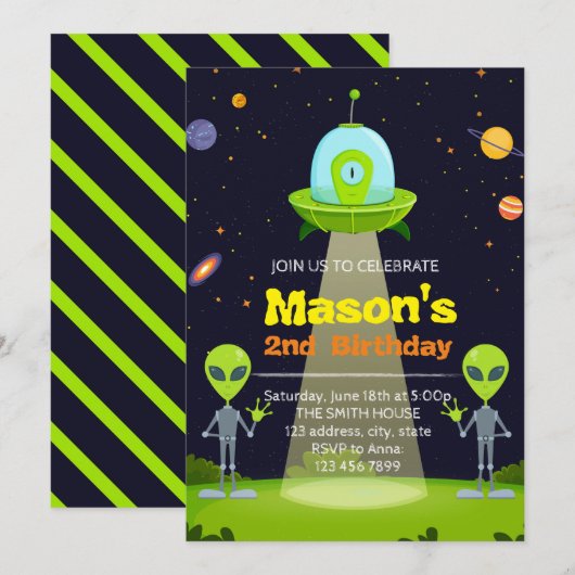 Uitnodiging van buitenlanders (Voorkant / Achterkant)