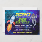 Uitnodiging van buitenruimtetuigen (Voorkant)