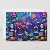 Uitnodiging van buitenruimtetuigen (Achterkant)