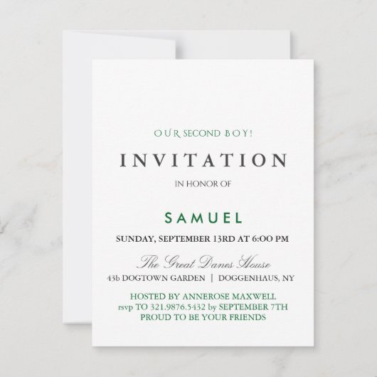 Uitnodiging van Bulldog (Achterkant)