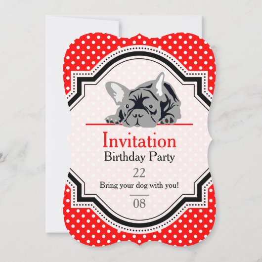 Uitnodiging van Bulldog (Achterkant)