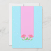 Uitnodiging van Bunny's paasfeest (Achterkant)