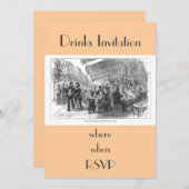  uitnodiging van Cafe Montmartre Paris (Voorkant / Achterkant)