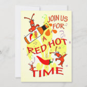 Uitnodiging van Cajun Thmet partij (Voorkant)