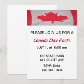 Uitnodiging van Canada Day Party (Voorkant / Achterkant)