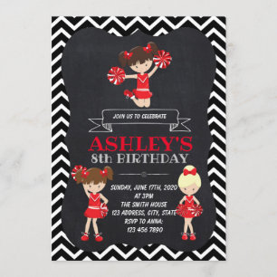 Uitnodiging van Cheerleader