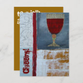 Uitnodiging van Cheers Party (Voorkant / Achterkant)