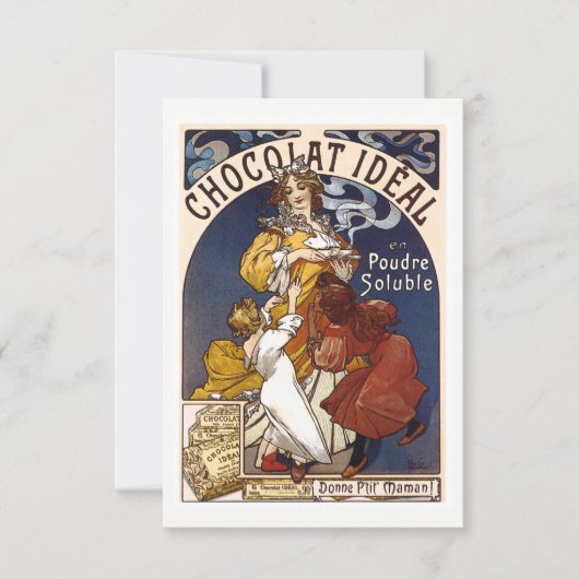 Uitnodiging van Chocolate Party (Voorkant)