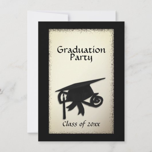 Uitnodiging van Classy Graduation Party (Voorkant)