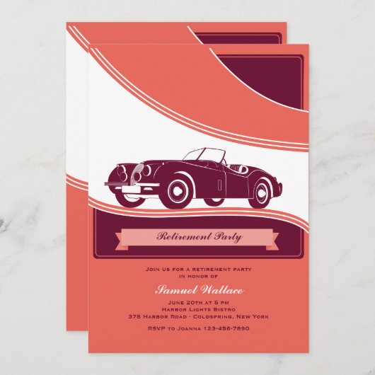 Uitnodiging van Classy Motorcar (Voorkant / Achterkant)