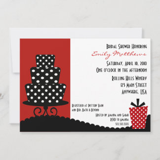Uitnodiging van Classy Red en Black