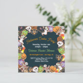 Uitnodiging van Cookie Party (Staand voorkant)