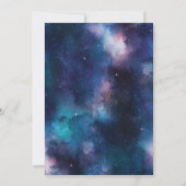 uitnodiging van Cosmos, Galactic Space Wedding Inv (Achterkant)