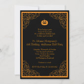 Uitnodiging van Costume Party van Halloween Ball B (Voorkant)