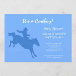 Uitnodiging van Cowboy Baby shower Party