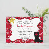 uitnodiging van Cowboy Birthday (Staand voorkant)