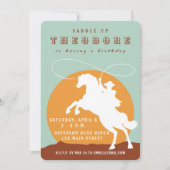 uitnodiging van Cowboy Birthday (Voorkant)