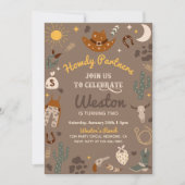 uitnodiging van Cowboy Birthday | Westerne uitnodi (Voorkant)