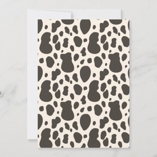 uitnodiging van Cowboy Birthday | Westerne uitnodi (Achterkant)