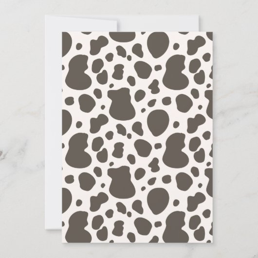 uitnodiging van Cowboy Birthday | Westerne uitnodi (Achterkant)