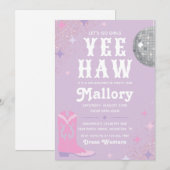 uitnodiging van Cowgirl Bachelorette | Nash Bash (Voorkant / Achterkant)
