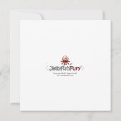 Uitnodiging van Cute en Fun Monsters Halloween Par (Achterkant)