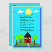 Uitnodiging van de Aangepaste partij voor de opwar (Voorkant / Achterkant)